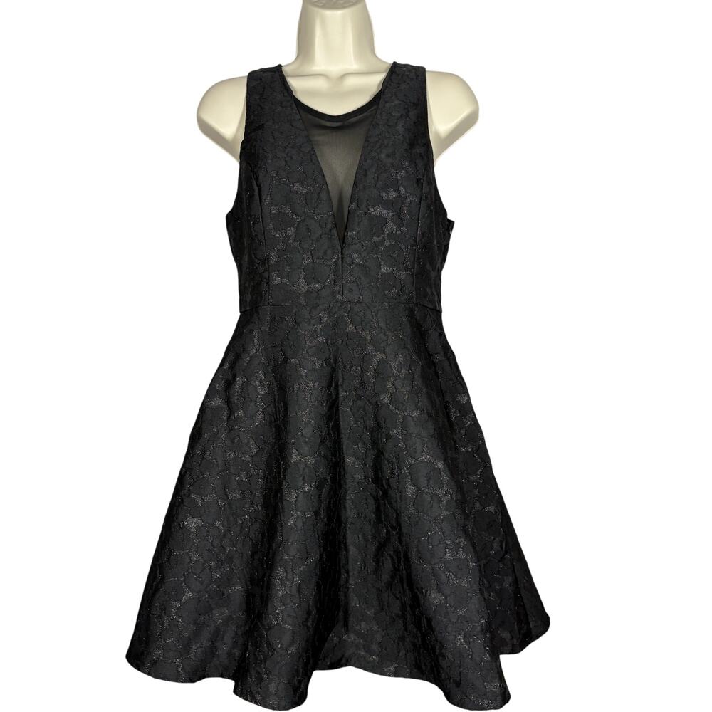 ASTR Formal Fit and Flare Lace Dress - M